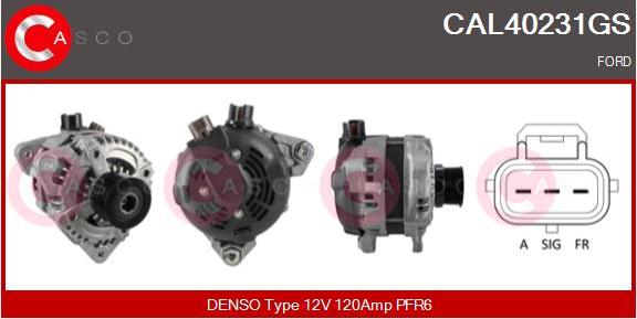 Casco CAL40231GS - Alternator autospares.lv