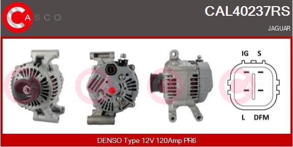 Casco CAL40237RS - Alternator autospares.lv