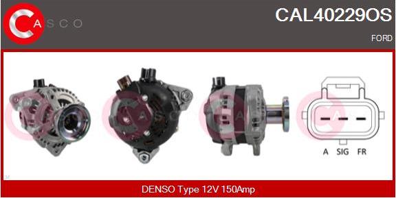Casco CAL40229OS - Alternator autospares.lv