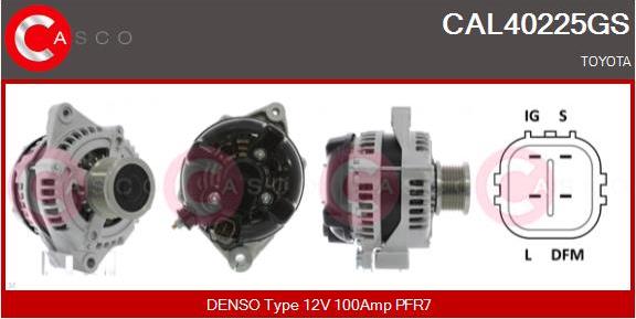 Casco CAL40225GS - Alternator autospares.lv