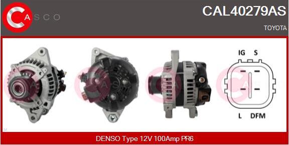 Casco CAL40279AS - Alternator autospares.lv