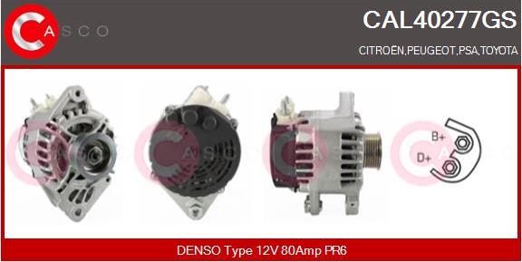 Casco CAL40277GS - Alternator autospares.lv