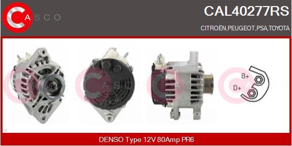 Casco CAL40277RS - Alternator autospares.lv