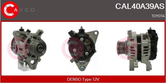 Casco CAL40A39AS - Alternator autospares.lv