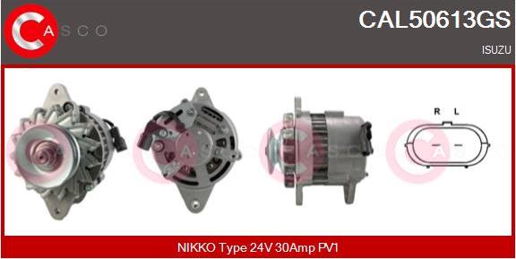 Casco CAL50613GS - Alternator autospares.lv