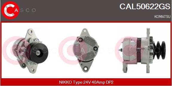 Casco CAL50622GS - Alternator autospares.lv