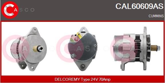 Casco CAL60609AS - Alternator autospares.lv