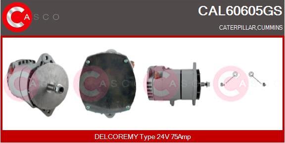 Casco CAL60605GS - Alternator autospares.lv
