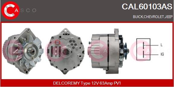 Casco CAL60103AS - Alternator autospares.lv