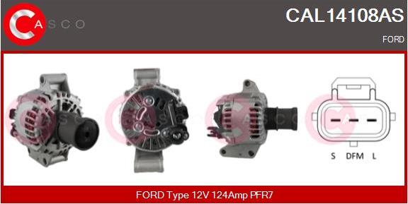 Casco CAL14108AS - Alternator autospares.lv