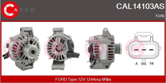 Casco CAL14103AS - Alternator autospares.lv