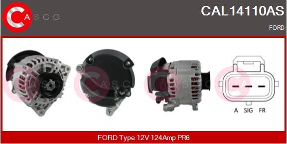 Casco CAL14110AS - Alternator autospares.lv