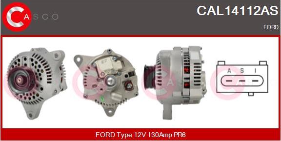 Casco CAL14112AS - Alternator autospares.lv