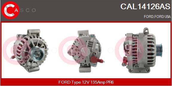 Casco CAL14126AS - Alternator autospares.lv