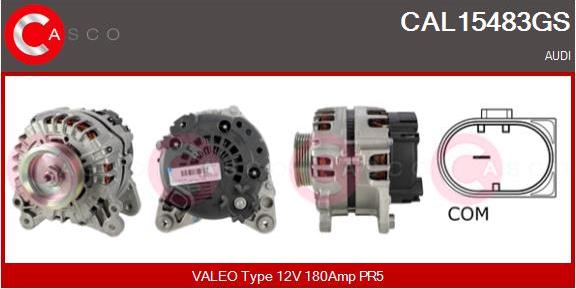 Casco CAL15483GS - Alternator autospares.lv