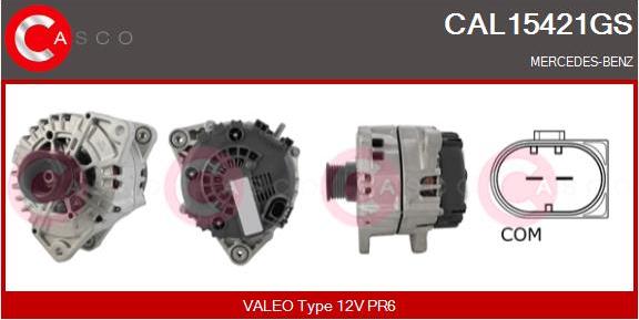 Casco CAL15421GS - Alternator autospares.lv