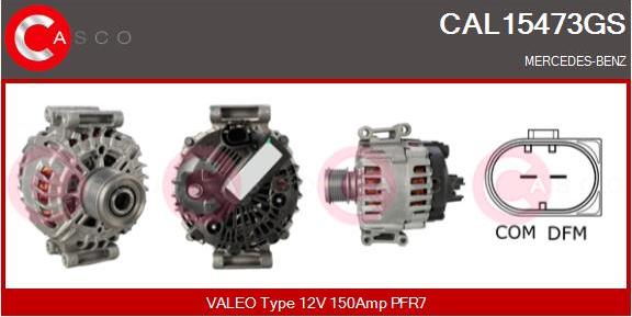 Casco CAL15473GS - Alternator autospares.lv