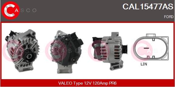 Casco CAL15477AS - Alternator autospares.lv