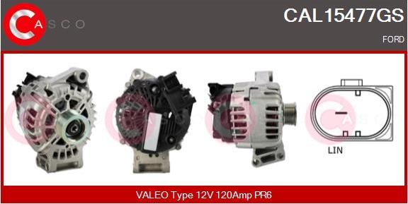 Casco CAL15477GS - Alternator autospares.lv