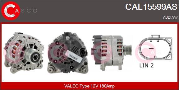 Casco CAL15599AS - Alternator autospares.lv