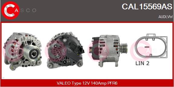 Casco CAL15569AS - Alternator autospares.lv