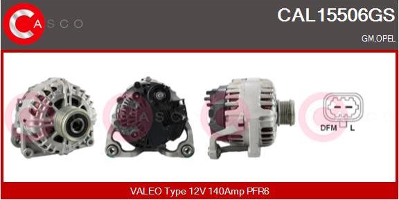 Casco CAL15506GS - Alternator autospares.lv