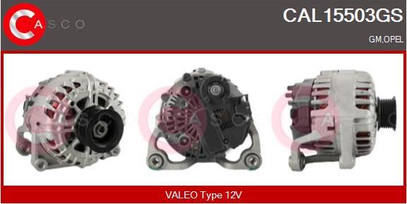 Casco CAL15503GS - Alternator autospares.lv