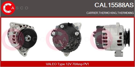 Casco CAL15588AS - Alternator autospares.lv
