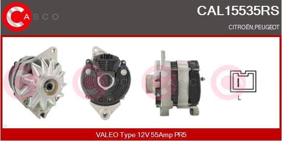 Casco CAL15535RS - Alternator autospares.lv