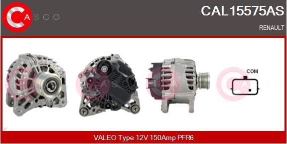 Casco CAL15575AS - Alternator autospares.lv