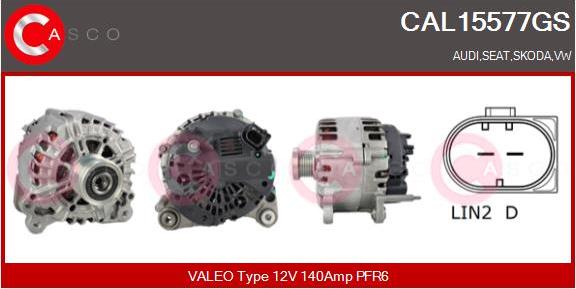 Casco CAL15577GS - Alternator autospares.lv