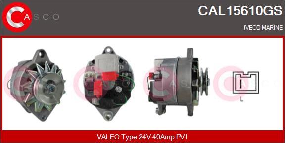 Casco CAL15610GS - Alternator autospares.lv