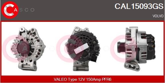 Casco CAL15093GS - Alternator autospares.lv