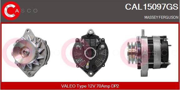 Casco CAL15097GS - Alternator autospares.lv