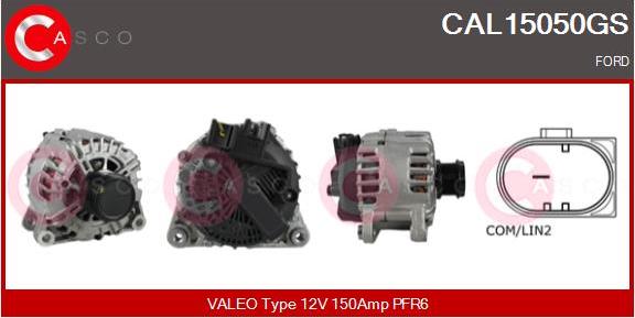 Casco CAL15050GS - Alternator autospares.lv