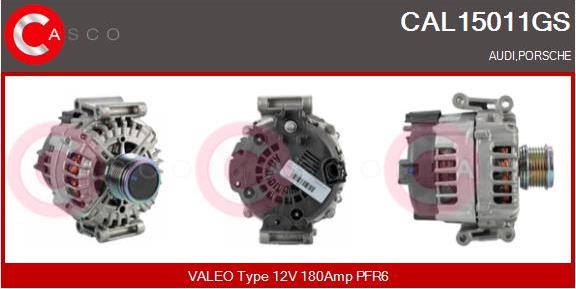 Casco CAL15011GS - Alternator autospares.lv