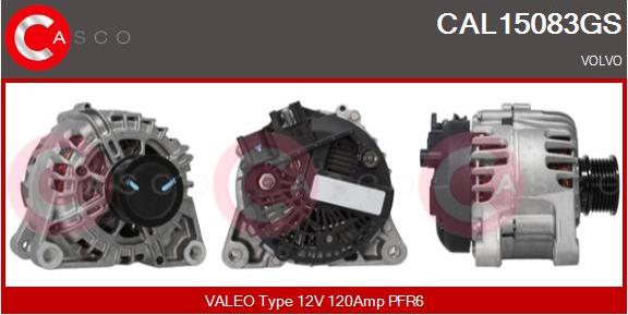 Casco CAL15083GS - Alternator autospares.lv