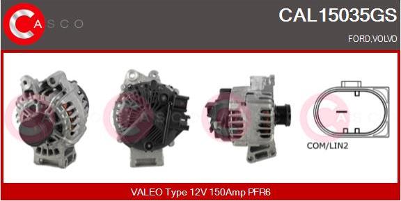 Casco CAL15035GS - Alternator autospares.lv