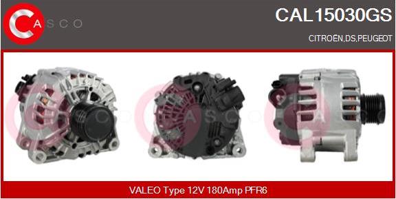 Casco CAL15030GS - Alternator autospares.lv