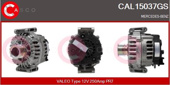 Casco CAL15037GS - Alternator autospares.lv