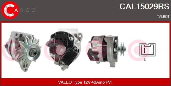 Casco CAL15029RS - Alternator autospares.lv