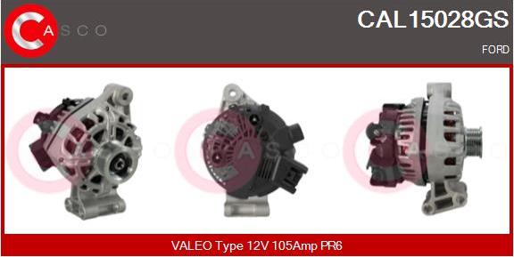 Casco CAL15028GS - Alternator autospares.lv