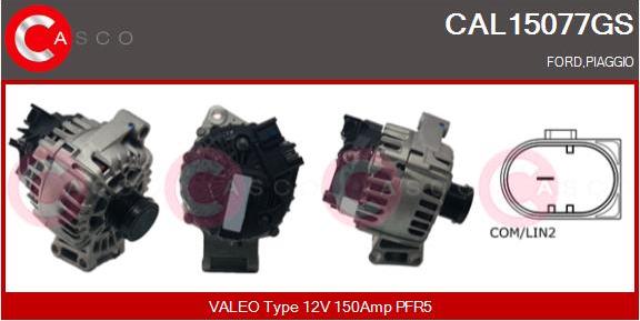 Casco CAL15077GS - Alternator autospares.lv