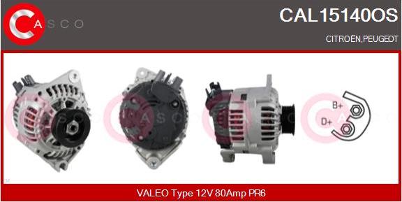 Casco CAL15140OS - Alternator autospares.lv