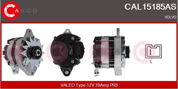 Casco CAL15185AS - Alternator autospares.lv