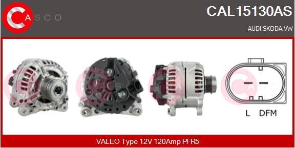 Casco CAL15130AS - Alternator autospares.lv