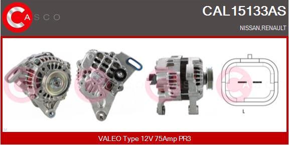 Casco CAL15133AS - Alternator autospares.lv