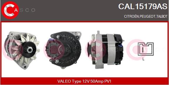 Casco CAL15179AS - Alternator autospares.lv