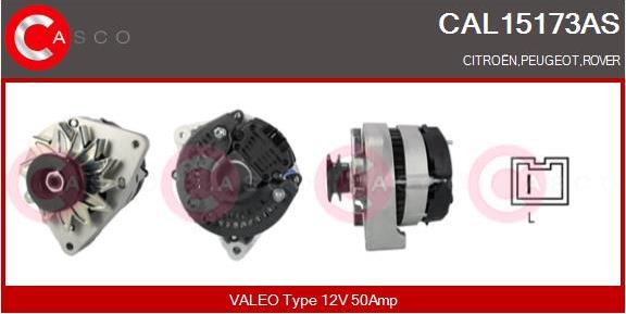Casco CAL15173AS - Alternator autospares.lv