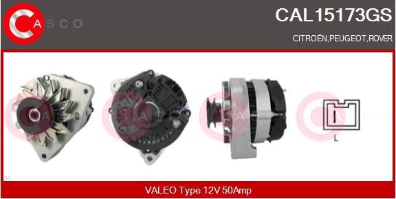 Casco CAL15173GS - Alternator autospares.lv